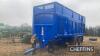 2020 Bailey 18tonne tandem axle steel monocoque trialer with silage sides, rear steer axle, sprung drawbar and axles, rollover sheet, air and hydraulic brakes, hydraulic tailgate, rear push bar and drawbar on 600/55R26.5 wheels and tyres Serial No. 20358 - 3