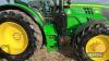 2020 JOHN DEERE 6155R AutoPowr Premium Edition 50kph 4wd TRACTOR # Fitted with front linkage and PTO, front and cab suspension, 4600 Command Centre, LED lights, hydraulic top link and stabilisers on 650/65R42 rear and 540/65R30 front wheels and tyres. Fu - 22