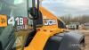 2021 JCB 419S 4wd LOADING SHOVEL Fitted with Contractor Pack, autolube and reversing camera on 750/65R26 wheels and tyres. Fully dealer serviced. Owned from new. Reg. No. PE21 HLH Serial No. JCB4A4AALM2741589 Hours: 1,538 FDR: 28/05/2021 - 32