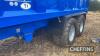 2020 Bailey 18tonne tandem axle steel monocoque trialer with silage sides, rear steer axle, sprung drawbar and axles, air and hydraulic brakes, hydraulic tailgate, rear push bar and drawbar on 600/55R26.5 wheels and tyres Serial No. 2029318 - 16