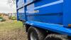 2011 Richard Western SF16HS 16tonne tandem axle steel monocoque trailer with silage sides, air and hydraulic brakes, hydraulic tailgate, sprung drawbar and axles and rear drawbar on 560/60R22.5 wheels and tyres Serial No. 15425 - 16