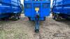 2011 Richard Western SF16HS 16tonne tandem axle steel monocoque trailer with silage sides, air and hydraulic brakes, hydraulic tailgate, sprung drawbar and axles and rear drawbar on 560/60R22.5 wheels and tyres Serial No. 15426 - 2