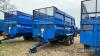 2011 Richard Western SF16HS 16tonne tandem axle steel monocoque trailer with silage sides, air and hydraulic brakes, hydraulic tailgate, sprung drawbar and axles and rear drawbar on 560/60R22.5 wheels and tyres Serial No. 15426 - 4