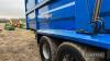 2011 Richard Western SF16HS 16tonne tandem axle steel monocoque trailer with silage sides, air and hydraulic brakes, hydraulic tailgate, sprung drawbar and axles and rear drawbar on 560/60R22.5 wheels and tyres Serial No. 15426 - 14