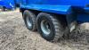 2011 Richard Western SF16HS 16tonne tandem axle steel monocoque trailer with silage sides, air and hydraulic brakes, hydraulic tailgate, sprung drawbar and axles and rear drawbar on 560/60R22.5 wheels and tyres Serial No. 15426 - 21