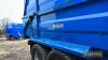 2011 Richard Western SF16HS 16tonne tandem axle steel monocoque trailer with silage sides, air and hydraulic brakes, hydraulic tailgate, sprung drawbar and axles and rear drawbar on 560/60R22.5 wheels and tyres Serial No. 15426 - 22