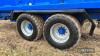 2020 Bailey 18tonne tandem axle steel monocoque trailer with silage sides, rear steer axle, sprung drawbar and axles, rollover sheet, air and hydraulic brakes, hydraulic tailgate, rear push bar and drawbar on 600/55R26.5 wheels and tyres Serial No. 20362 - 11