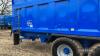 2020 Bailey 18tonne tandem axle steel monocoque trailer with silage sides, rear steer axle, sprung drawbar and axles, rollover sheet, air and hydraulic brakes, hydraulic tailgate, rear push bar and drawbar on 600/55R26.5 wheels and tyres Serial No. 20362 - 15