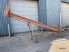 Downs soil elevator 16ft long 16' wide, flighted belt, electric motor missing, Serial no 6068/05S. Location Near Newmarket - 8