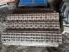 Pallet of assorted 4ft metal screens, sizes 3 x 50mm 1 x 45mm. Location near Chatteris. - 4