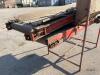 Downs freestanding reject conveyor 2.65mtr long 580mm wide flat belt, reject chute to under belt conveyor 15' wide. Electric motors, 3 phase. Serial no 6068/19. Location Near Newmarket - 8