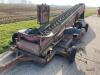 Swift lift extendo elevator, 600mm wide belt, fitted with safe down head, skewing track, control panel and 3 phase. Serial no SLE150R1226, Year 1991. NB machine stood outside and not used for several years, electrics may require attention. Location Soham - 5