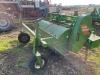 Standen FM2 front mounted two row haulm topper, PTO driven, adjustable depth wheels. Flails set for beds and machine fitted with side delivery cross conveyor. Location Soham Nr Ely - 3