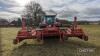 Simon Cultirateau triple bed hydraulic folding bed maker. PTO driven, Front wheel eradicator ridgers, 3 x individual bed cultivators fitted with straight veg bed blades and rear spiked rotors, intake discs on outside units, hydraulic independent height co - 2