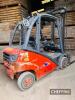 Linde H20 industrial forklift diesel engine with side shift and roll frame cab. 23x9-10 solid front wheels, 6.50-10 solid rears. Hours 9234, Serial No. H2X392R02089 Year 2004. Location Near Didcote, Oxfordshire - 3