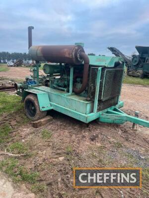 Irrigation pump unit, Caprari MEC-HR 125/3Apump, integral fuel tank . Location near Taunton.