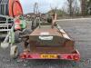 Richard Western 5.4mtr gas burner suitable for organic desiccation, comes with pipework to front tank and mounted on single axle trailer, quantity of spares. Serial No 13931, Year 2008. . Location Duxford, Cambridge. - 8