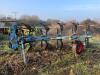 Lemken Europal 5 furrow reversible plough, slatted bodies, depth wheel, c/w hydraulic press arm. Serial no 199 585. Location near Downham Market - 5