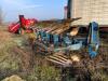 Lemken Europal 5 furrow reversible plough, slatted bodies, depth wheel, c/w hydraulic press arm. Serial no 199 585. Location near Downham Market - 2