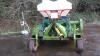 Baselier FKV200 single bed hook tine cultivator , full width hook tines, front adjustable depth wheels, adjustable rear forming hood set for 72ins beds, comes with Techneat Terracast Nematicide applicator with GPS controller. Year 2002 Location near Downh - 4