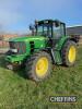 2010 John Deere 6630 Premium Autopower 4wd tractor On 420/70R28 fronts, 520/70R38 rears, 4 x SCV's Reg No AE10 KHF Serial No. L06630R647588 Hours 13,729 Location near Ely.