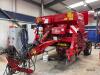 Grimme GB230 2 row trailed belt planter, front soil plough, openers with rear disc coverers, soil retention panels, stainless moulding hood, steering rear wheels and tipping hopper. Note; horstine micro band air and team applicator to be removed. Serial N