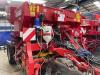 Grimme GB230 2 row trailed belt planter, front soil plough, openers with rear disc coverers, soil retention panels, stainless moulding hood, steering rear wheels and tipping hopper. Note; horstine micro band air and team applicator to be removed. Serial N - 6