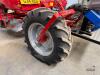 Grimme GB230 2 row trailed belt planter, front soil plough, openers with rear disc coverers, soil retention panels, stainless moulding hood, steering rear wheels and tipping hopper. Note; horstine micro band air and team applicator to be removed. Serial N - 23