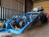 Standen T2 trailed 2 row potato harvester year 2010, set for 2 row digging with centre discs and anti roll flap. 36mm intake web, 45mm and 50mm main sieve webs, rotary agitation on sieve web and hydraulic sweeping clod fingers, double omega separation sys