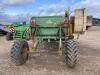 Jones straw remover trailed single axle straw remover, hydraulic driven intake discs, pick up web, cross conveyor and spinner discs. 12.5-20 wheels and tyres with hydraulic adjustable lift height. Serial No JE-SR-2015, Year 2002. Location Chatteris, Camb - 7