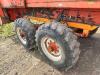 Larrington trailed tandem axle straw layer, hydraulic drop down sides, conveyor web feed to chopper rotors. Twin axle 12.5-20 wheels and tyres. Poly roll carriers and rear guide fingers. In cab control box. Serial No 492RL98, Year 1998. Location Chatteris - 15