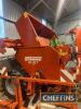 Grimme GL34T Four row trailed cup planter, agitation for cup belts, hydraulic tipping hopper, GBT control box, steering c/w self centering, drawbar steering, end tow kit, row shut off, road lights, miss indicator, acre meter. Year 2006. Location Banff, Ab