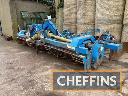 Standen powavator 400-200 triple bed 5.4mtr bed tiller, hydraulic folding, bladed rotor, 4 rear deep convex ridger bodies with manual adjustment. Serial No PV400200-523. Year 2009. Location near Forfar