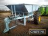 Single axle 6/7tonne gravel cart with hydraulic drive conveyor, brakes and lights on 23x26 wheels and tyres - 7