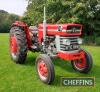 MASSEY FERGUSON 175 4cylinder diesel TRACTOR Fitted with rear PAVT and front weighted wheels, rear linkage and drawbar c/w seat cushion Reg. No. WTE 986D Serial No. 708745 INCLUDED BY KIND PERMISSION