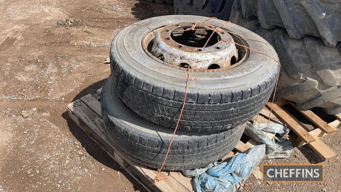 2no. 275/70 R22.5 Wheels & Tyres