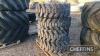 4no. Solid Skid Steer Rims & Tyres 36x14-20 - 2