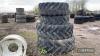 4no. New Holland 8870 (2no. 650/65 R42 & 2no. 540/65 R30) Tractor Tyres UNRESERVED LOT - 5