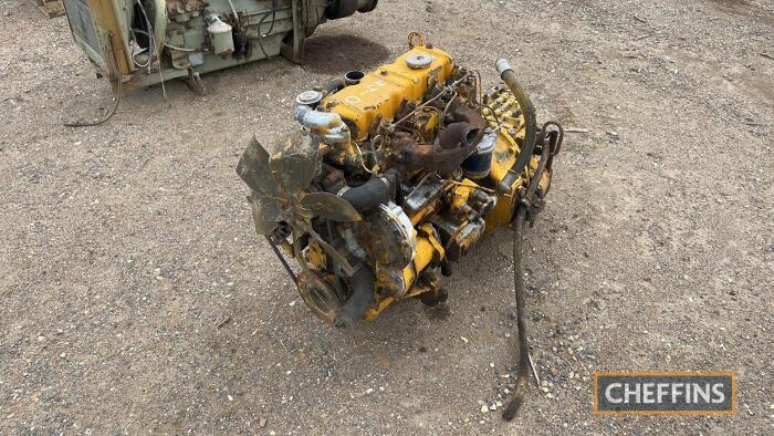 Perkins 4cyl. Engine & Gearbox Ser. No. JG50017U5503696