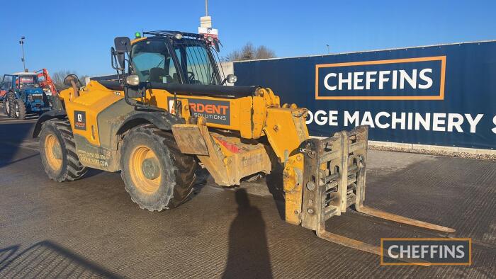 2018 JCB 540-140 Telehandler c/w jack legs Hours: approx 6890 Reg. No. FG18 AZP Ser. No. JCB5A87GCJ2726002