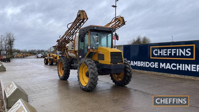 Clayton Crusader 4105 4wd/4ws Knight Sprayer c/w 24m gull wing booms, 2400ltr tank, induction/tank wash, 13.6 R38 tyres, registration documents in office Hours: approx 7940 Reg. No. L338 GHN Ser. No. 0930841050214