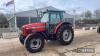 Massey Ferguson 4245 4wd Tractor c/w front fender Hours: approx 4950 Reg. No. R741 TYC Ser. No. F21233 - 6