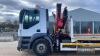 2007 Iveco Beaver Tail Lorry c/w hydraulic ramps, rear steer lift axle, recovery winch, Fassi crane with remote control in office Reg. No. GN57 CVW - 7