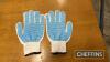 Qty of Blue Dot Work Gloves - 5