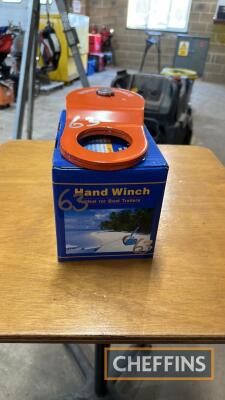 Snatch Block 8ton and Hand Winch HW2500 unused