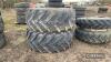 Pr. of 650/60x38 Wheels & Tyres UNRESERVED LOT - 2