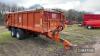 Larrington 14ton Trailer c/w air brakes, side door, 560 flotation tyres - 2