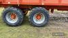 Larrington 14ton Trailer c/w air brakes, side door, 560 flotation tyres - 7