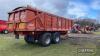 Larrington 14ton Trailer c/w air brakes, side door, 560 flotation tyres - 8