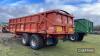 Larrington 14ton Trailer c/w air brakes, side door, 560 flotation tyres - 12